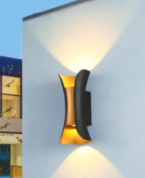 Đèn gắn tường dạng 3D, chiếu sáng 2 đầu KHP DT0029