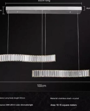 Đèn Thả Bàn Ăn Pha Lê HG2437-100