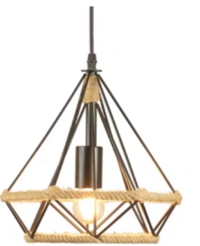 Đèn Thả Hình Kim Cương Quấn Dây Thừng KHP TH0052