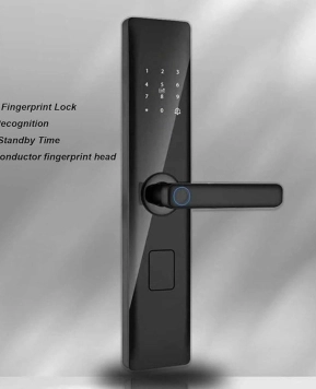 KHÓA CỬA ĐIỆN TỬ HUBERT HB CG59 ROUGH BLACK (NEW)