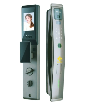 KHÓA CỬA ĐIỆN TỬ HUBERT HB CG79 NANO COFFEE/GRAY