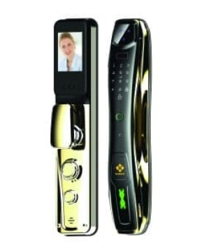 KHÓA CỬA ĐIỆN TỬ HUBERT HB CG27 NANO BLACK/GOLD