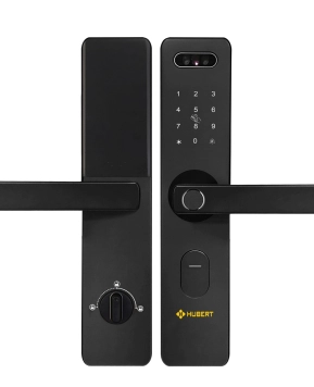 KHÓA CỬA ĐIỆN TỬ HUBERT HB CG75 BLACK/ROSE GOLD