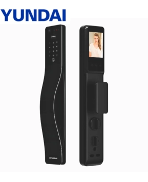 Khóa Điện Tử HUYNDAI Cửa Gỗ HY-SLA807F BLACK