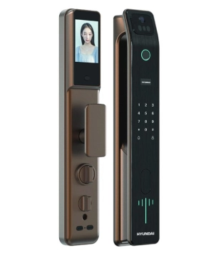 KHÓA CỬA ĐIỆN TỬ HYUNDAI HY-SLA808F AMBER GOLD/BLACK