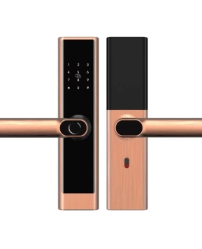 KHÓA CỬA ĐIỆN TỬ HUBERT HB CG39 COPPER/BLACK