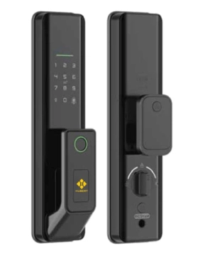 KHÓA CỬA ĐIỆN TỬ HUBERT HB CG67 MINI BLACK/COPPER