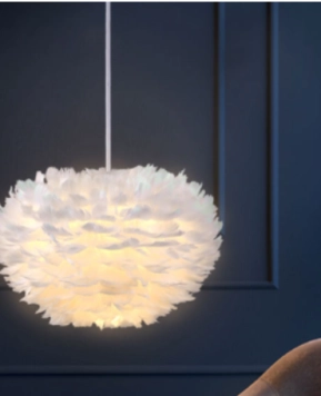 Chao đèn thả hình QUẢ CẦU LÔNG VŨ KHP TH0013