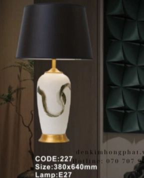 Đèn Bàn Gốm CODE 227