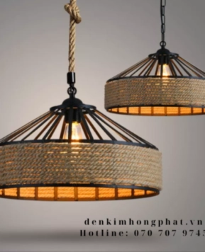 Đèn thả GUNPO dây thừng KHP TH009