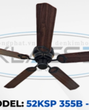 Quạt không đèn Klasse 52KSP 355B – KD