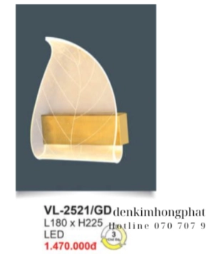 Đèn vách VL-2521/GD