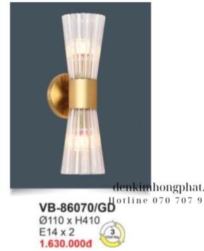 Đèn vách VB-86070/GD