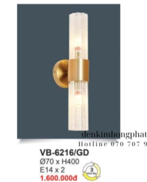Đèn vách VB-6216/GD