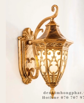 Đèn vách ngoài trời 6555A Vàng