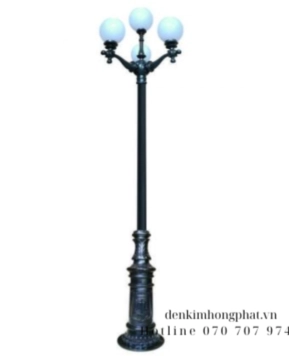 Đèn Trụ Sân Vườn Euroto 165 E27 4 Bóng