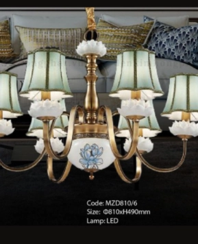Đèn chùm trang trí MZD810/6