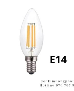 Bóng LED Edison E14 4W