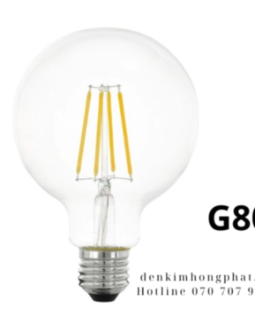 Bóng LED Edison G80 4W