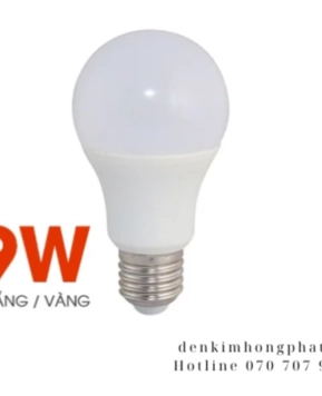 Bóng bulb 9W trắng vàng