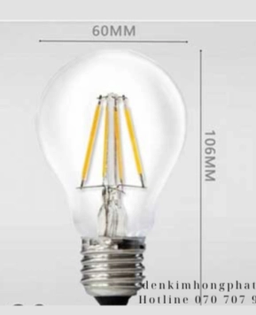 Bóng LED Edison A19 4W