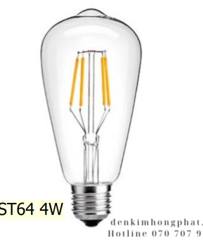 Bóng LED Edison ST64 4W