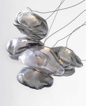 Đèn thả thủy tinh dạng đá cuội VT011024