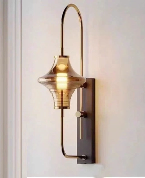 Đèn vách thủy tinh lò xo VT260625