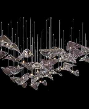 Đèn thả thủy tinh tùy thiết kế VT280225