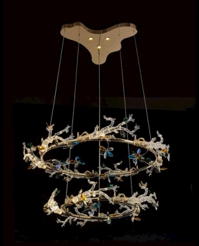 Đèn thủy tinh hình cây VT161224