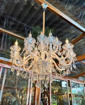 Đèn chùm nến pha lê CNQT206/15 VT120725