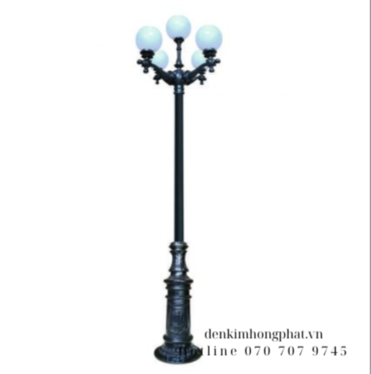 Đèn Trụ Sân Vườn Euroto 166 E27 5 Bóng