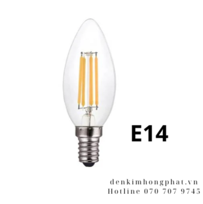 Bóng LED Edison E14 4W